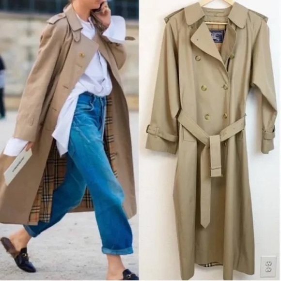 Burberry Jackets & Blazers - Burberry Trench Coat Vintage